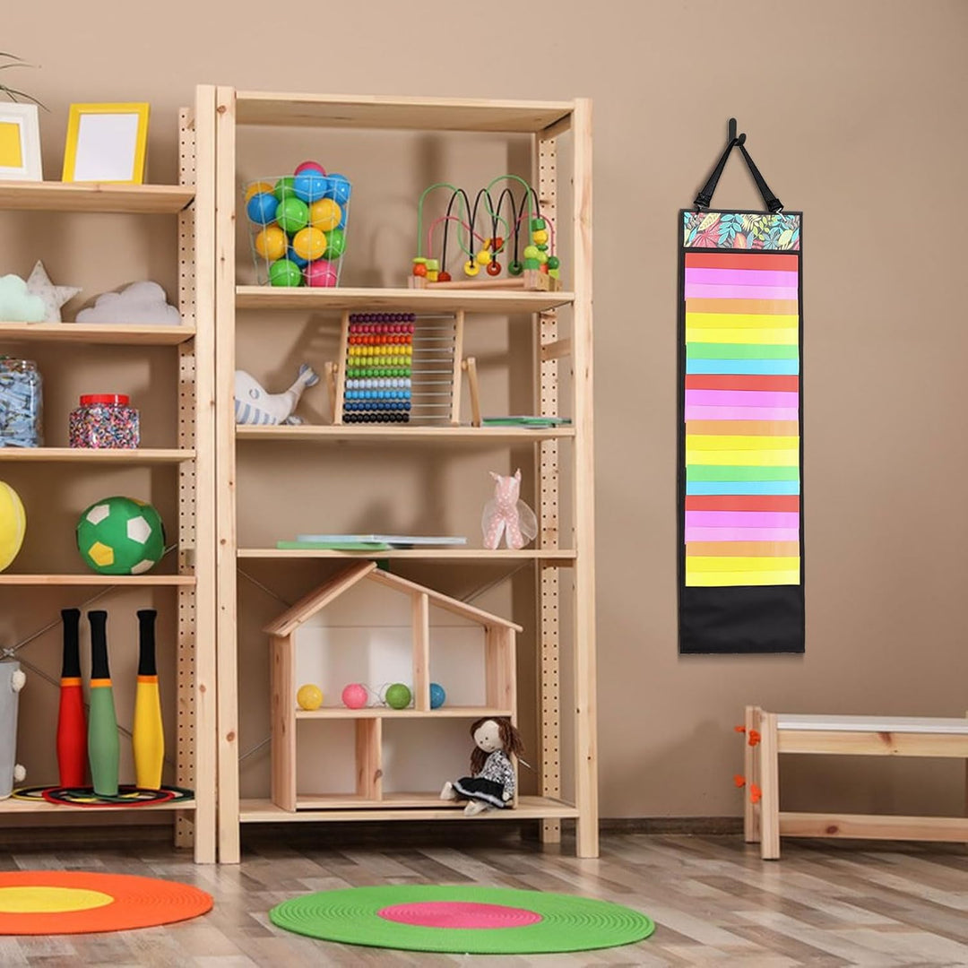 Vinyl-Rollenhalter, 24 Fächer und 23 Taschen, Vinyl-Aufbewahrungsregal, Wandhalterung, über der Tür,