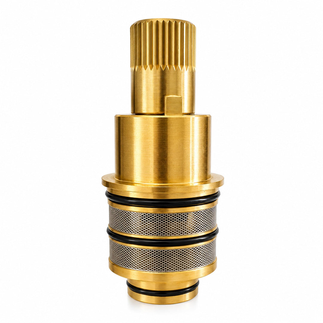 47483000 3/4" Thermostat-Kompaktkartusche aus Messing mit Dehnstoff-Thermoelement (Turbostat), Upgra
