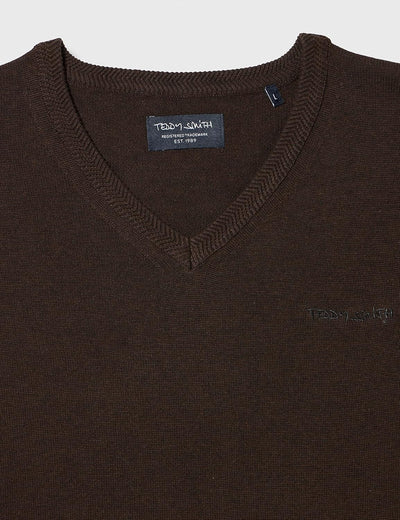 Teddy Smith Herren Pullover XS Dark Ebene, XS Dark Ebene