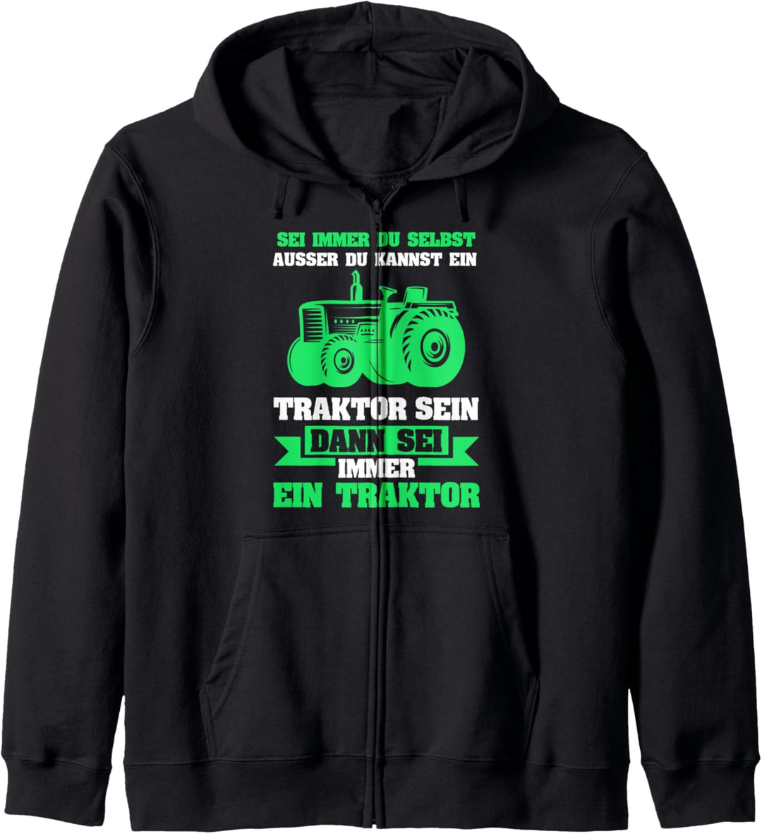 Traktor Traktoren Traktorfahrer Kapuzenjacke
