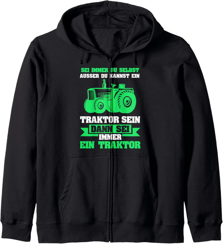 Traktor Traktoren Traktorfahrer Kapuzenjacke