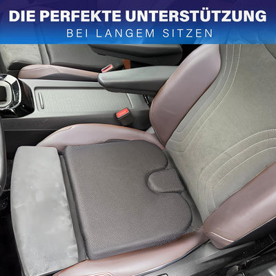 Healthfix® Auto Keilkissen zur Verbesserung der Sitzhaltung - Bequemes ergonomisches Sitzkeil Auto &