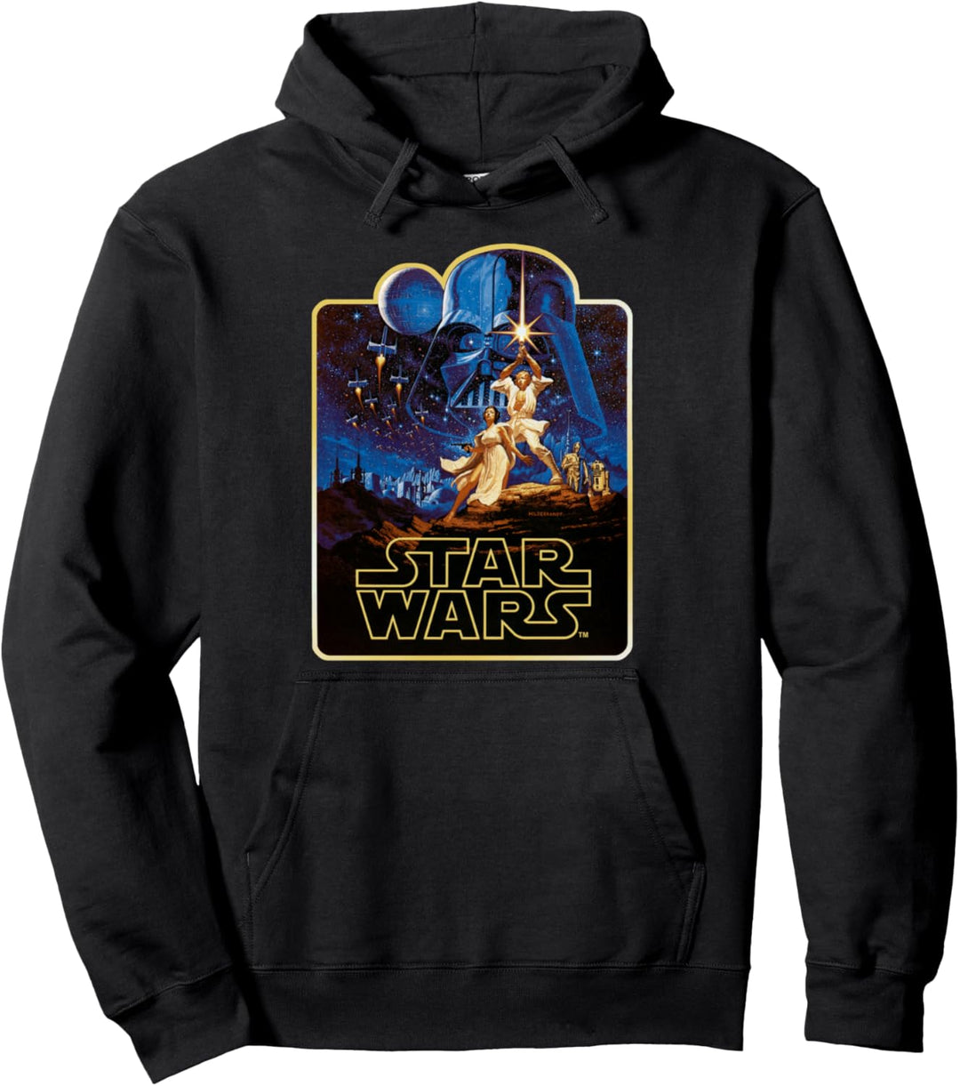 Star Wars A New Hope Movie Poster Pullover Hoodie