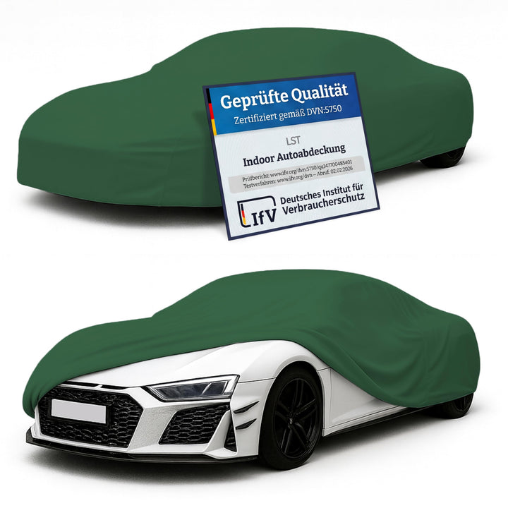 LST Autoabdeckung Indoor – lackschonende und Dehnbare Autogarage. Car Cover Innenbereich für Autohäu