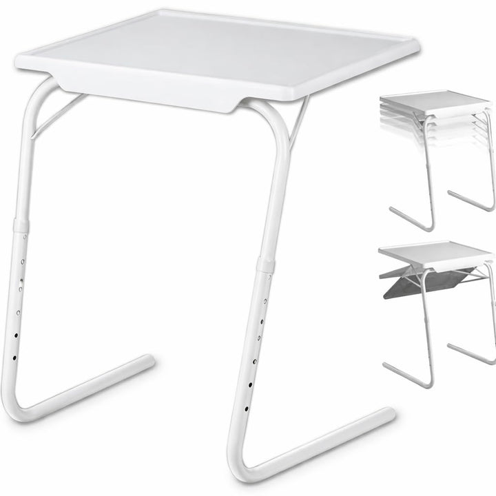ECOVELO Multifunktionaler Klapptisch Table-Mate mit 6 Höheneinstellungen und 3 Ecken, Verstellbarer