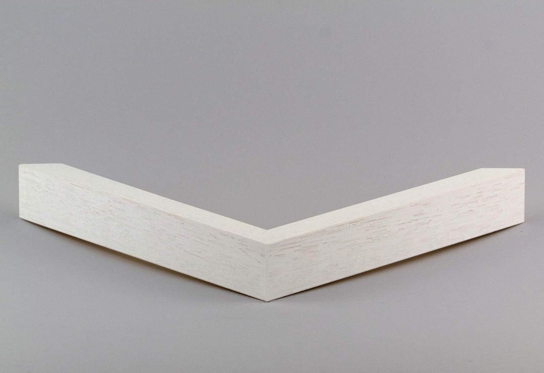 Objektrahmen Talon SPACE 65x65 cm Weiss Gemasert 3D Bilderrahmen zum Befüllen, 65x65 cm Weiss Gemase