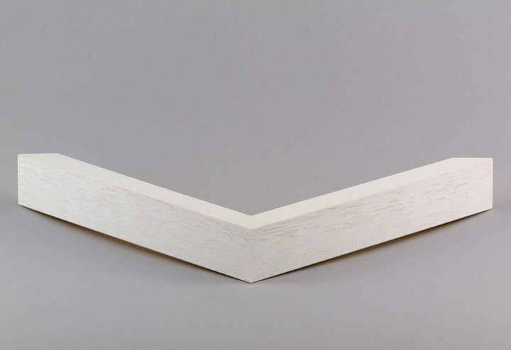 Objektrahmen Talon SPACE 65x65 cm Weiss Gemasert 3D Bilderrahmen zum Befüllen, 65x65 cm Weiss Gemase