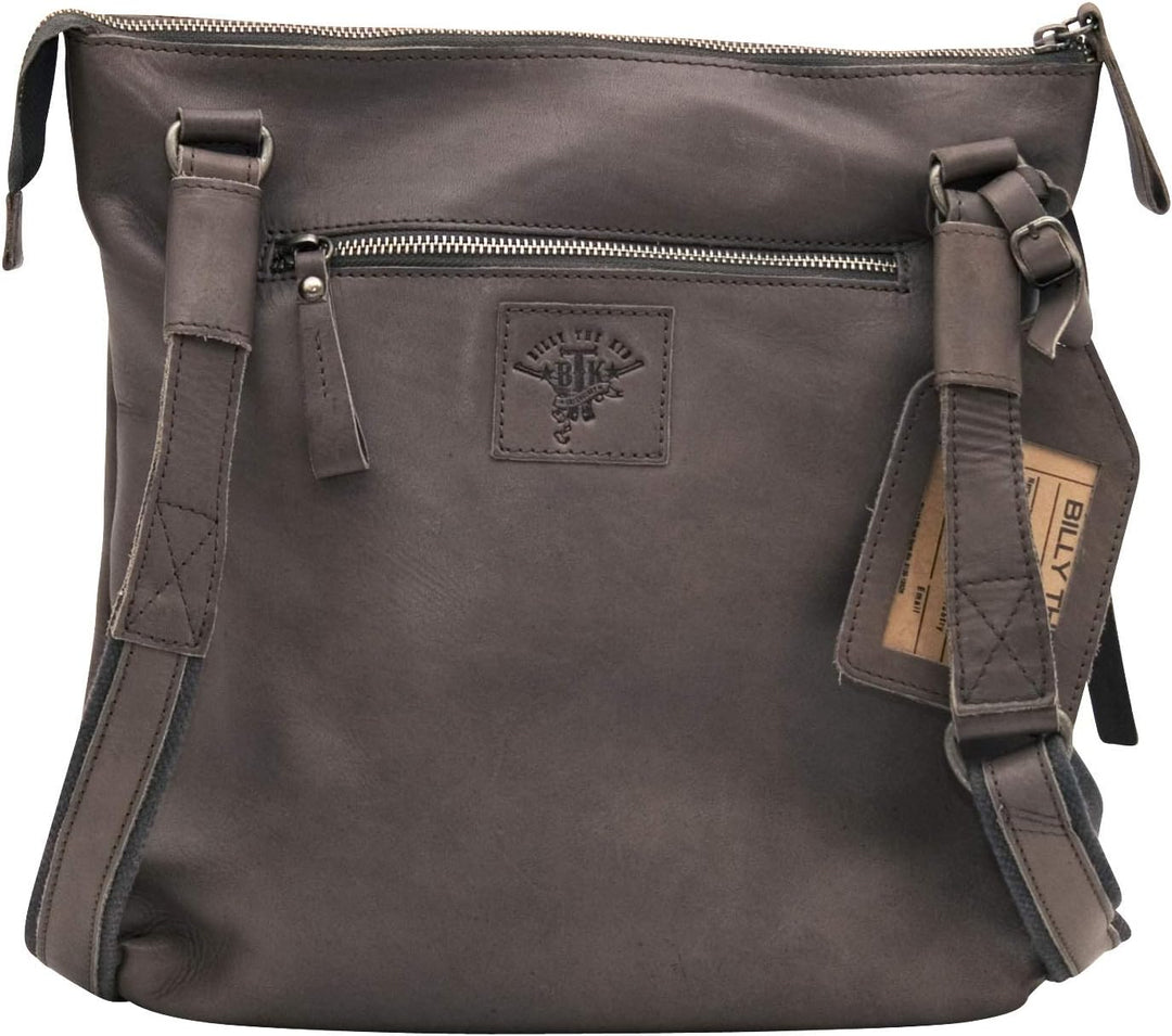 Greenburry Billy the Kid Nasty Cowboys Shoulderbag Colby M497 Leder Schultertasche für Damen stonegr