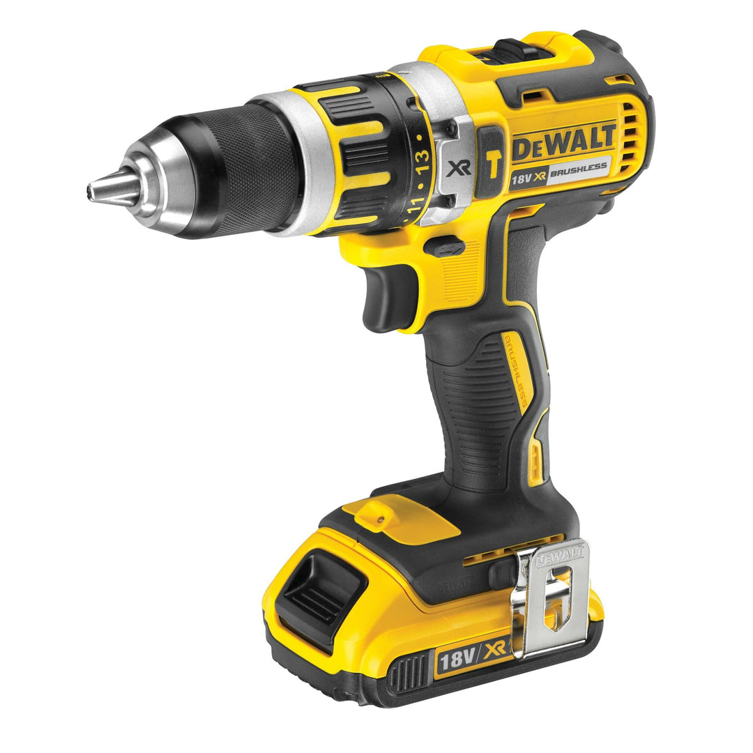 Dewalt 18 Volt 2-Gang Akku-Schlagbohrschrauber DCD795D2 (Bürstenloser Motor-Technologie, Vollmetallg