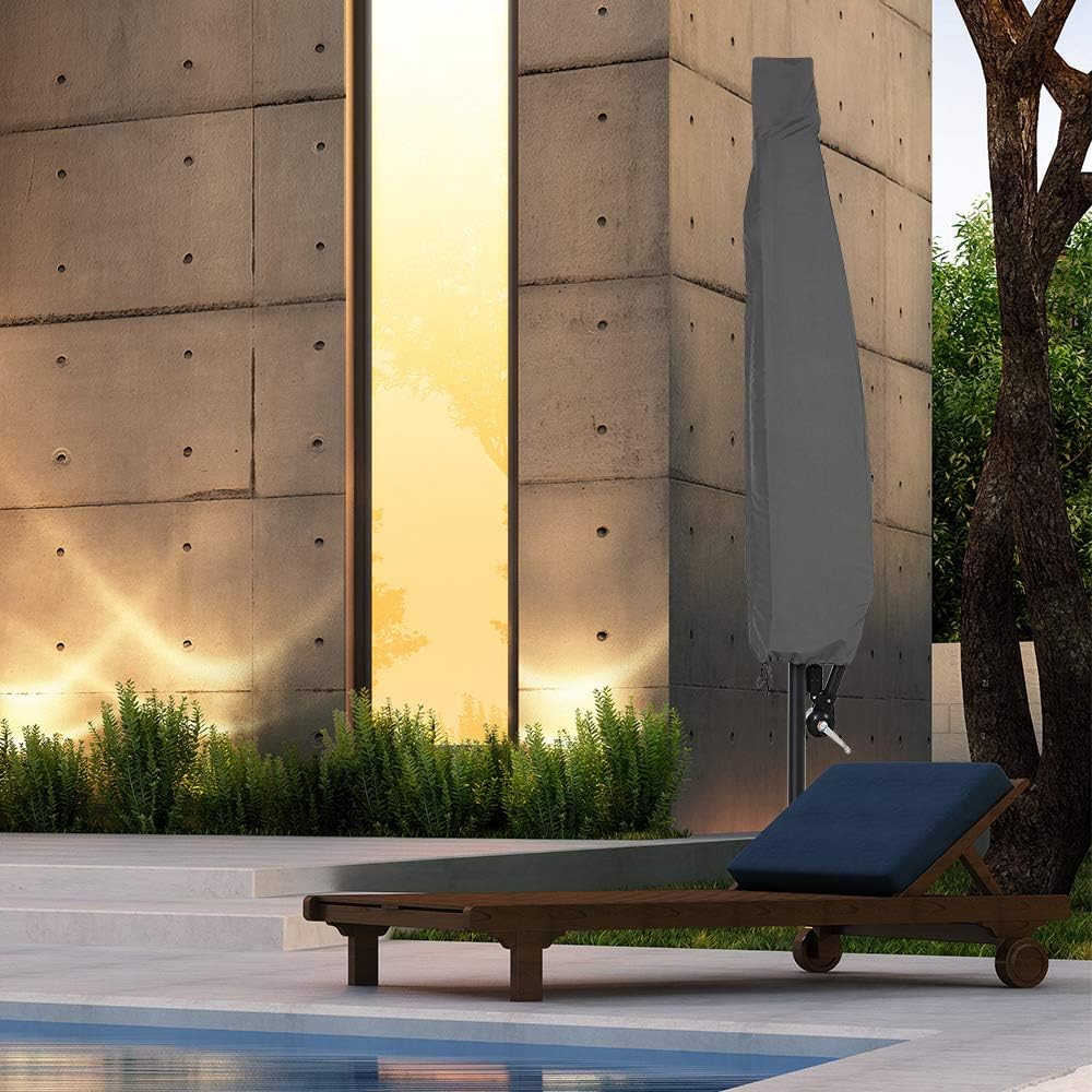 DEUBA® Schutzhülle Sonnenschirm für 3,5m Schirme Schirm Abdeckhaube Abdeckung Hülle Plane Ampelschir