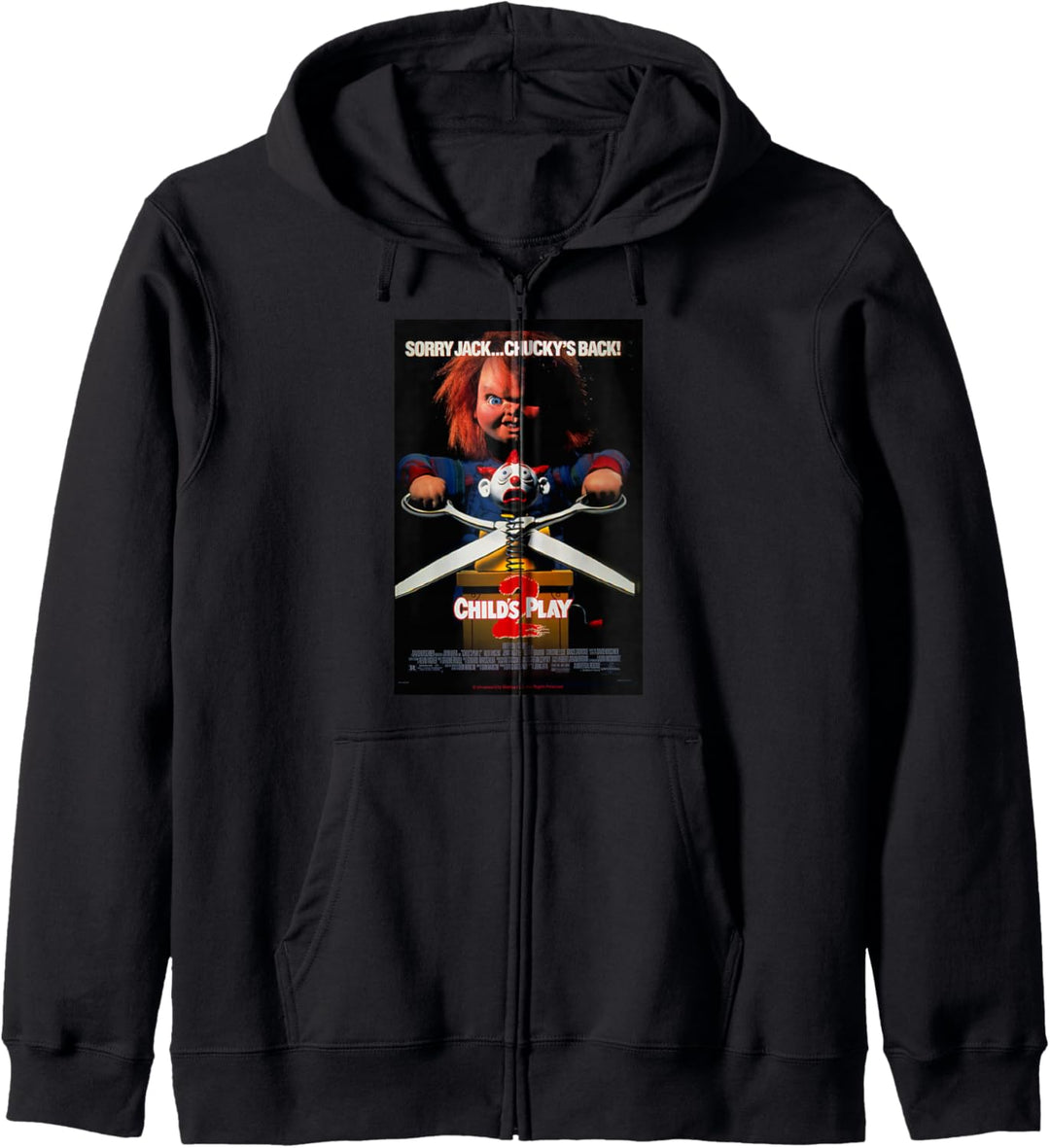 Chucky Child's Play 2 Guess Who's Back Poster Kapuzenjacke