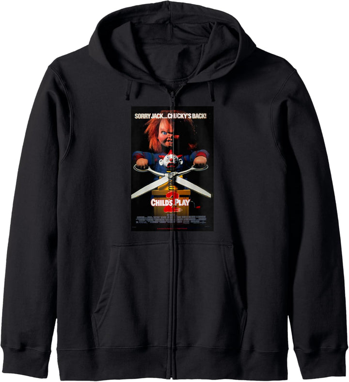 Chucky Child's Play 2 Guess Who's Back Poster Kapuzenjacke