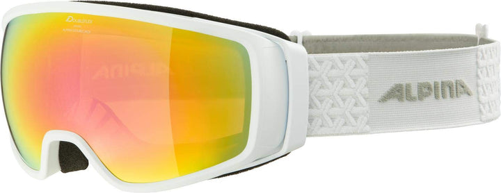ALPINA DOUBLE JACK Q-LITE - Verspiegelte, Kontrastverstärkende OTG Skibrille Mit 100% UV-Schutz Für