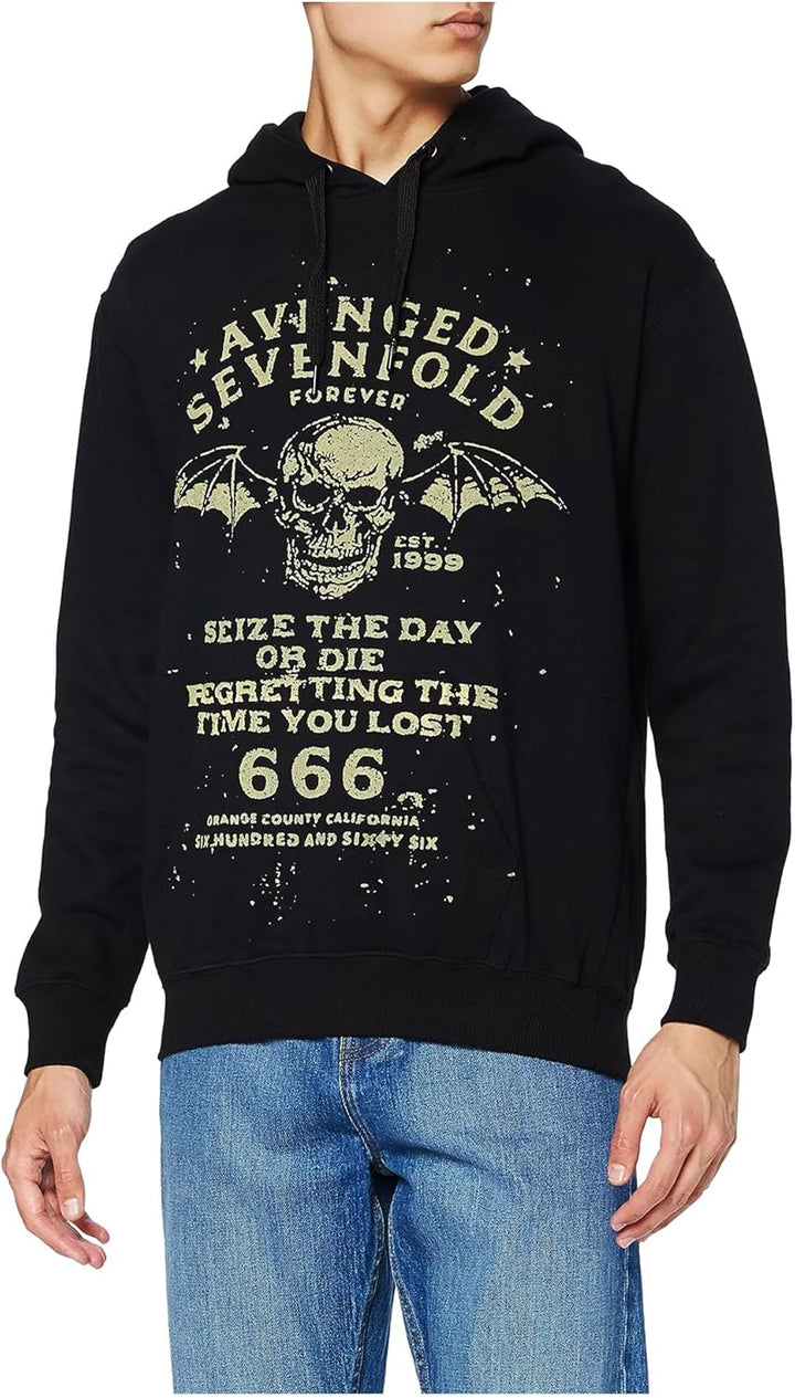 Avenged Sevenfold Herren Kapuzenpullover Seize The Day schwarz