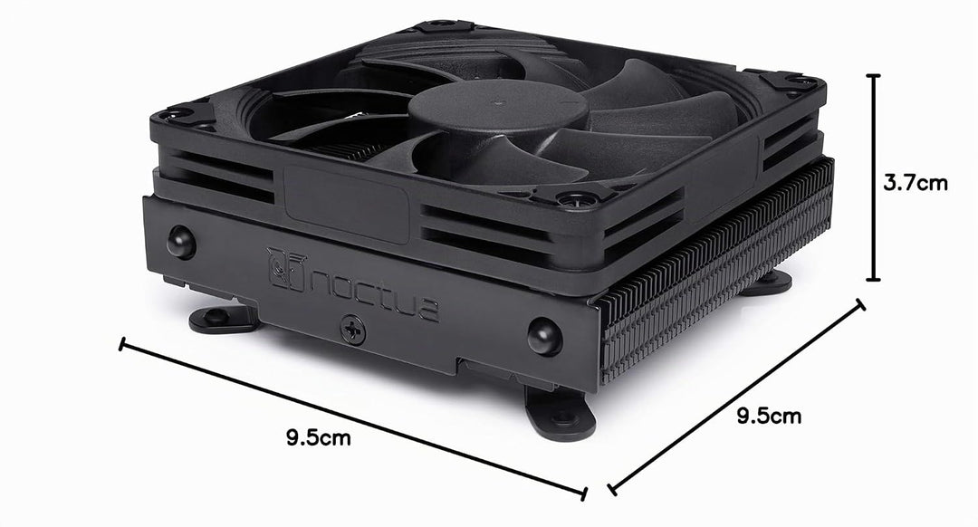 Noctua NH-L9i chromax.black, Premium Low-Profile CPU Kühler für Intel LGA1200 & LGA115x (Schwarz)