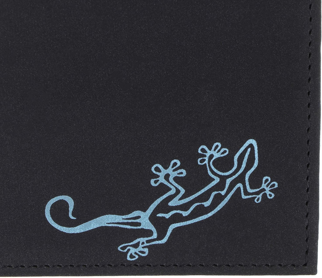 Oxmox New Cryptan Geldbörse 12 cm Lizard (Schwarz), Lizard (Schwarz)