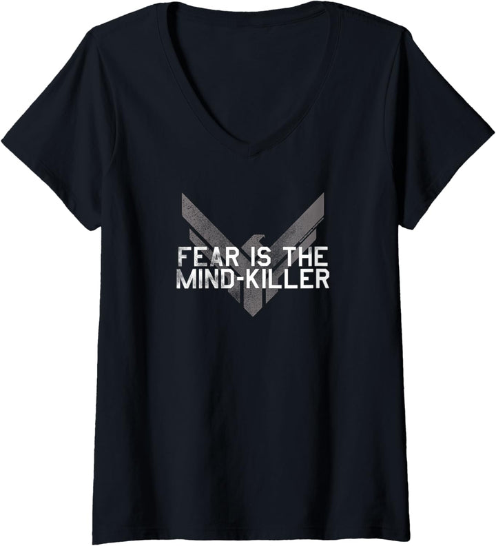 Dune (2021) - Angst ist der Mind-Killer - Atreides T-Shirt mit V-Ausschnitt