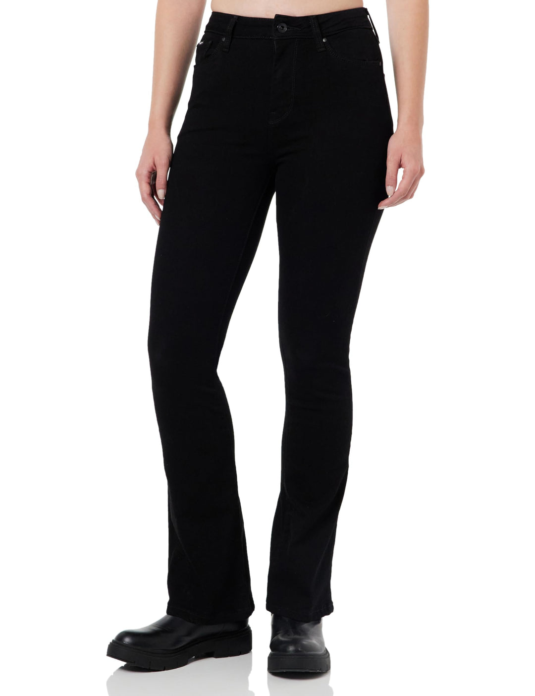Pepe Jeans Damen Dion Flare Jeans 25W / 32L Black (Denim-xg1), 25W / 32L Black (Denim-xg1)