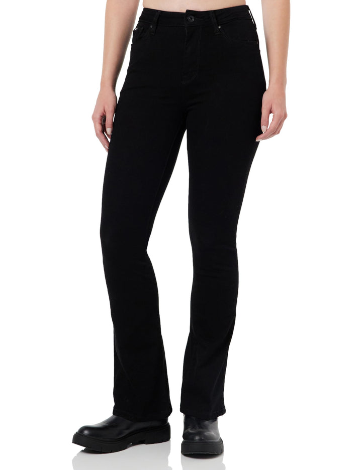 Pepe Jeans Damen Dion Flare Jeans 25W / 32L Black (Denim-xg1), 25W / 32L Black (Denim-xg1)