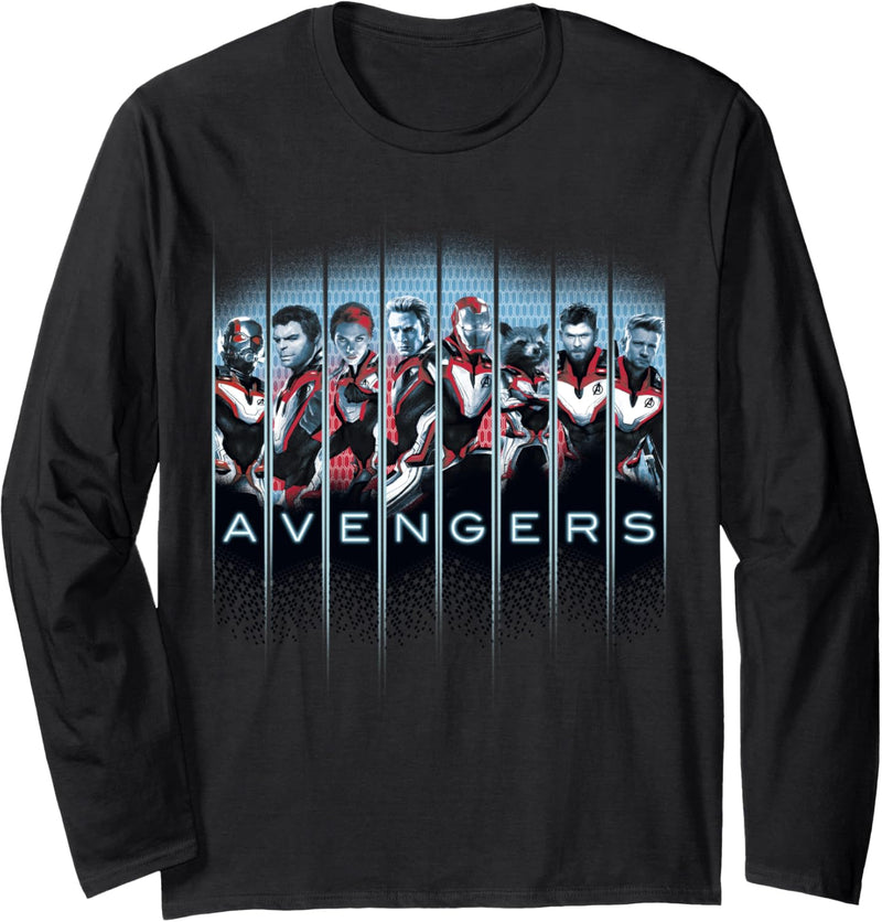Marvel Avengers: Infinity War Avengers Panels Langarmshirt
