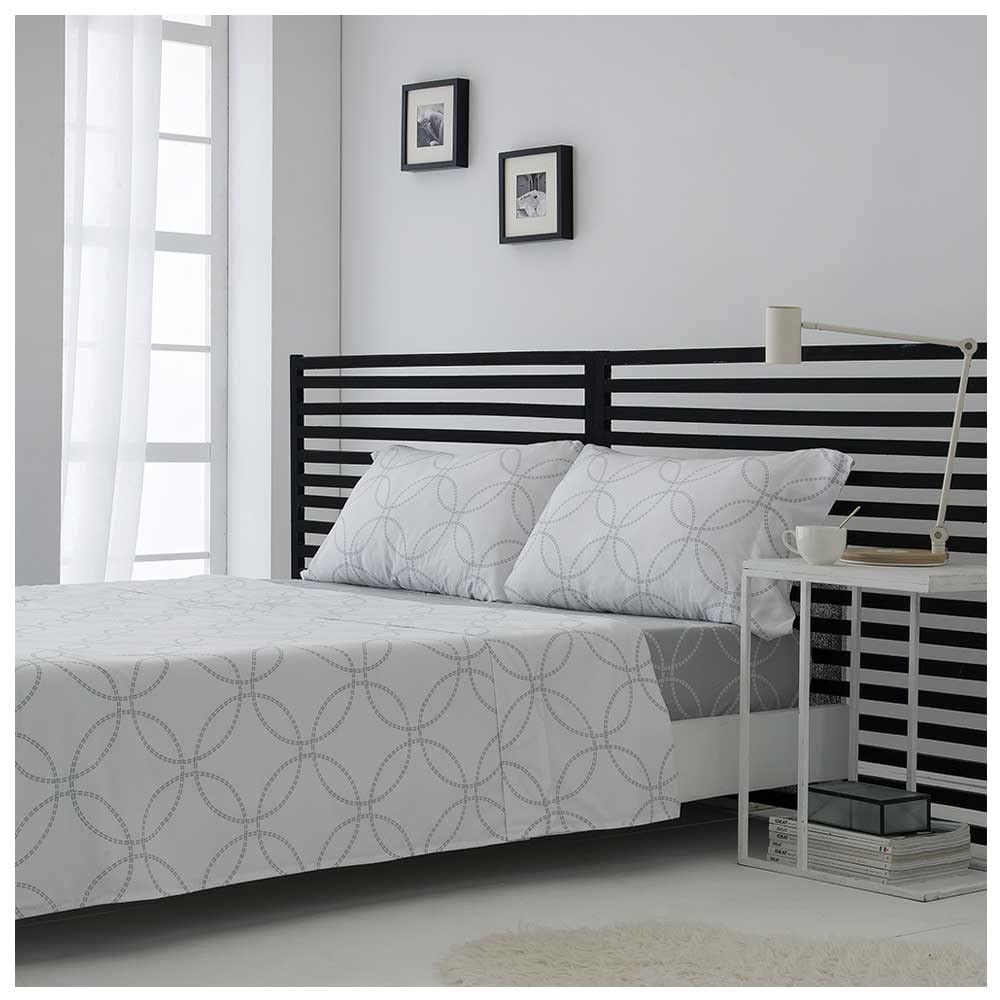 COTTON ARTean Bettwäsche-Set aus Bambus, Modell Fuji organisch und hypoallergen, 150 x 190/200 cm, G