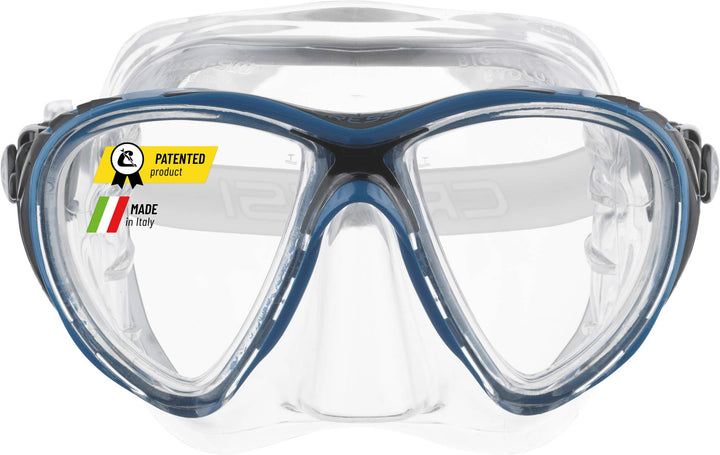 Cressi Big Eyes Evolution - Revolutionäre Erwachsene Tauchmasken Big Eyes Evolution Crystal Mask Tra
