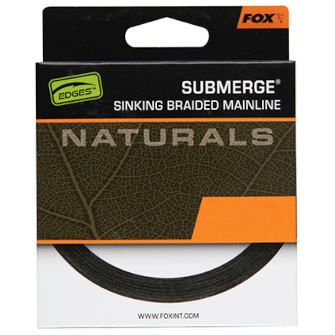 Fox Submerge Naturals Braid - 300m geflochtene Angelschnur 45lb 600m, 45lb 600m