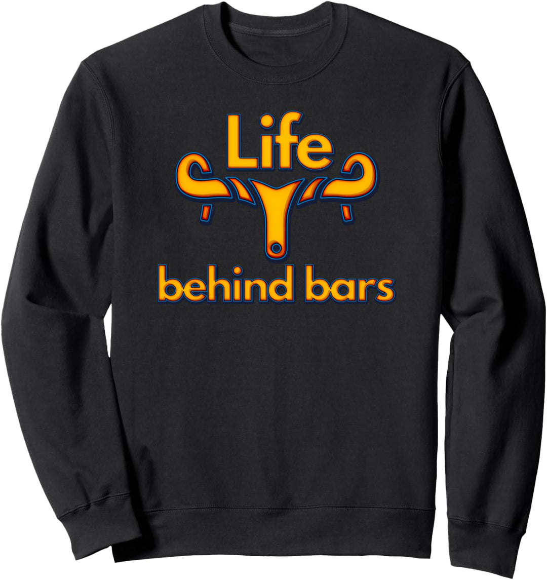 Biker Geschenk Fahrrad hinter Bars lustige Fahrrad Sweatshirt