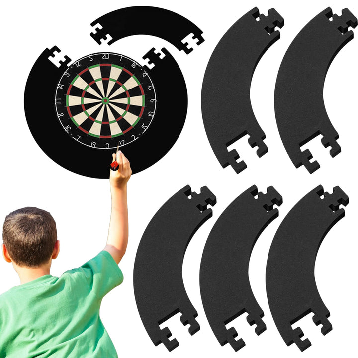 Dartscheibe Surround für Dart Schutz, 72 cm Durchmesser, für 45 cm Dartscheibe, Wandschutz Dartboard