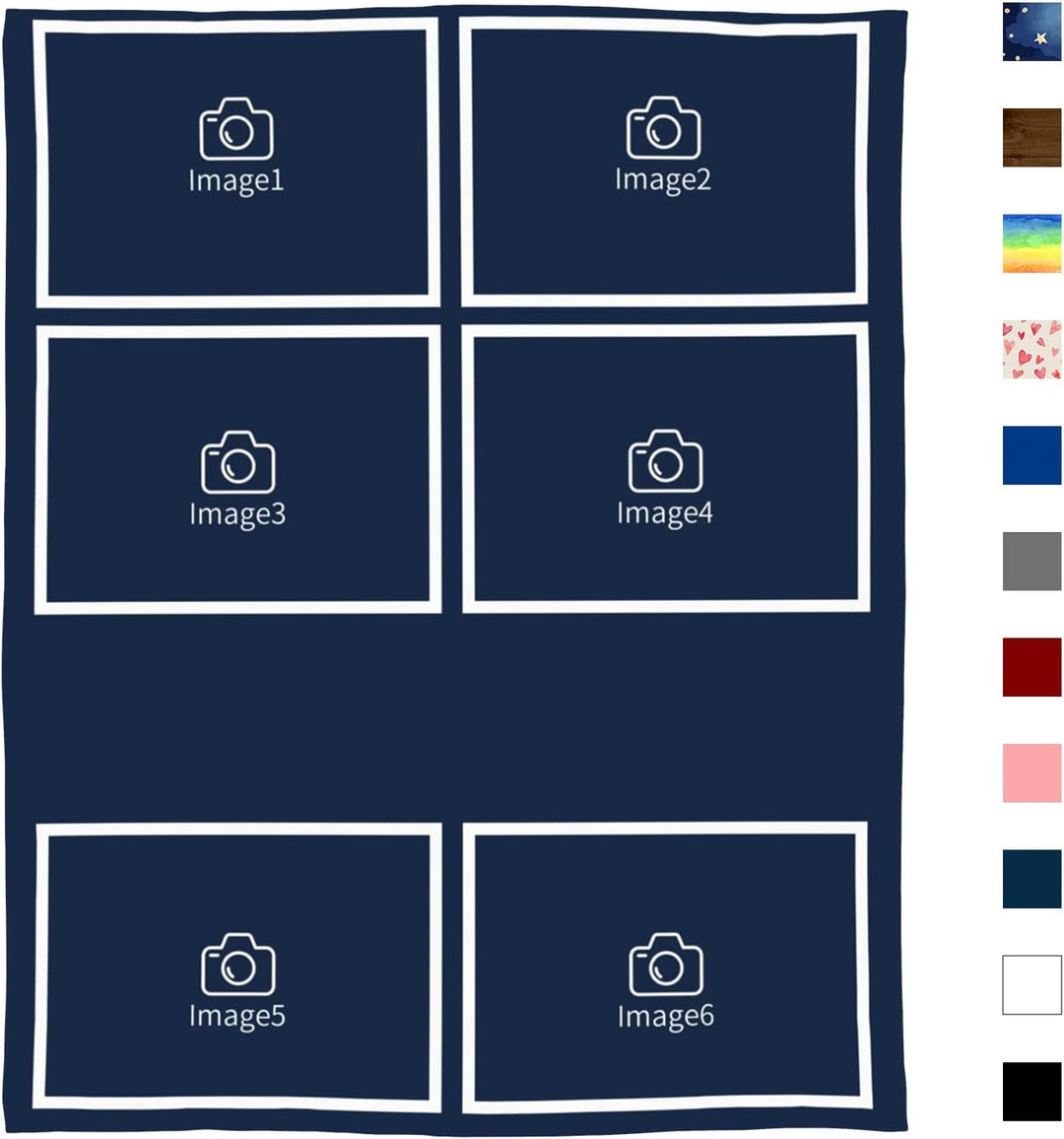 Easycosy personalisierte Decken für Paare Geschenke Benutzerdefinierte Bild werfen Decke Personalisi