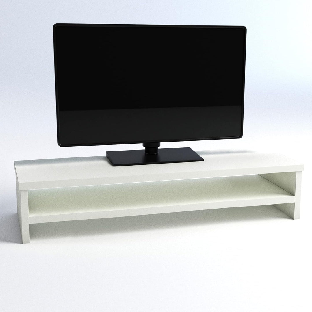 Henor, Monitorständer mit Mittelablage, TV-Bildschirmerhöhung, in FSC® Holz, 82 x 26,5 x 16 cm. Trag