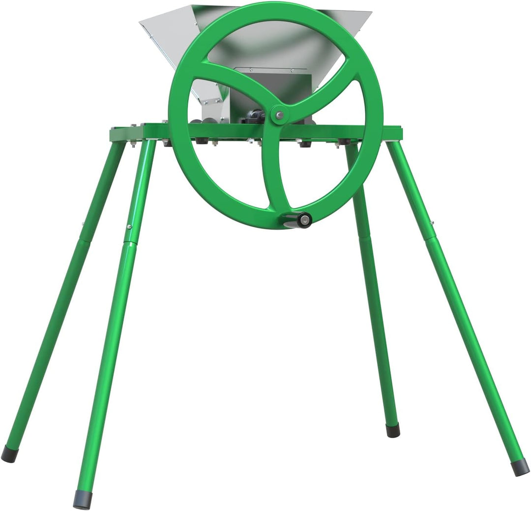 SQUEEZE master 7L Obstmühle Mit Ständer Obstmuser Obsthäcksler Beerenmühle mit Handkurbel mit Edelst