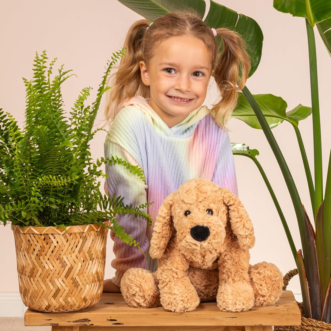 Teddy Hermann 92893 Schlenker-Hund 40 cm, Kuscheltier | Naturgetreu gestaltet, liebevoll ausgearbeit
