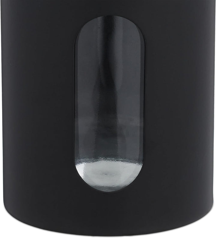 Relaxdays Gewürzstreuer, 6er Set, 3 Streugrössen, Gewürze & Kräuter, XL Gewürzgläser, 290 ml, Glas &