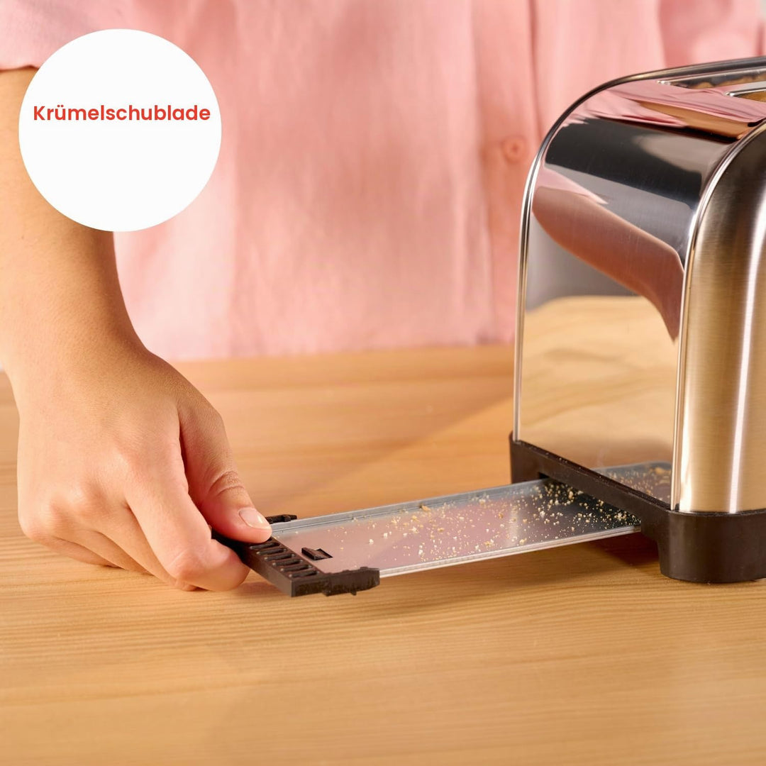Solac 650G000100911 TL5419 Yé toaster, Edelstahl 2 Lange Schlitze|Edelstahl, 2 Lange Schlitze|Edelst