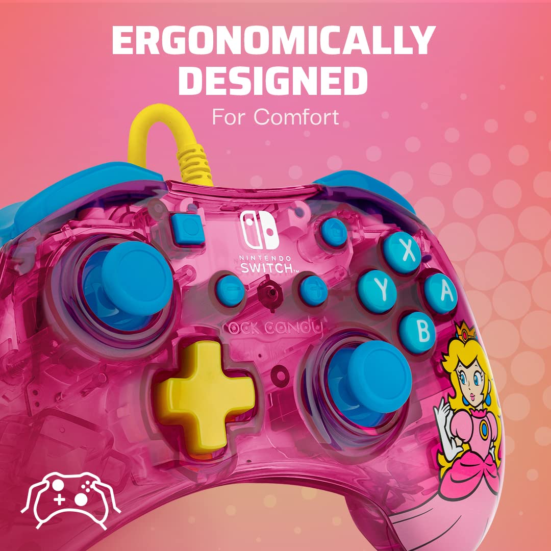 PDP Rock Candy verkabelt Gaming Switch Pro Controller - Official License Nintendo - OLED / Lite Comp