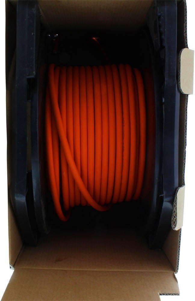 InLine 70050I Verlegekabel Cat.7a, S/FTP (PiMF) 4x2x0,58 AWG23, 1200MHz, halogenfrei, orange, 50m