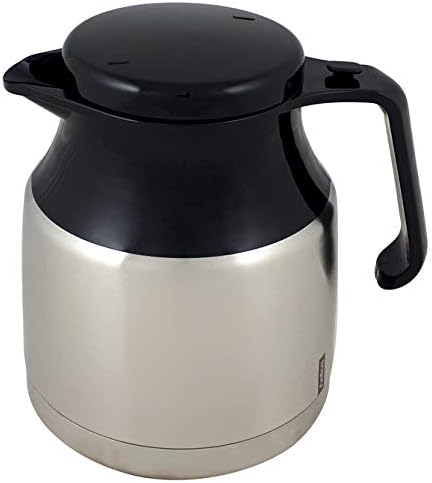 Helios Mondial Edelstahl-Isolierkanne, matt, 1,3 Liter