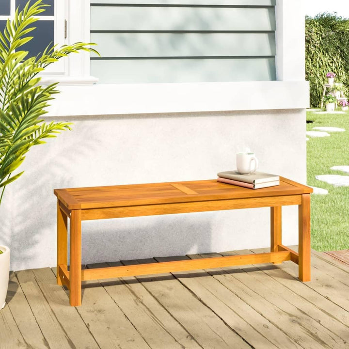 vidaXL Gartenbank 110x35x45 cm Massivholz Akazie 110 x 35 x 45 cm