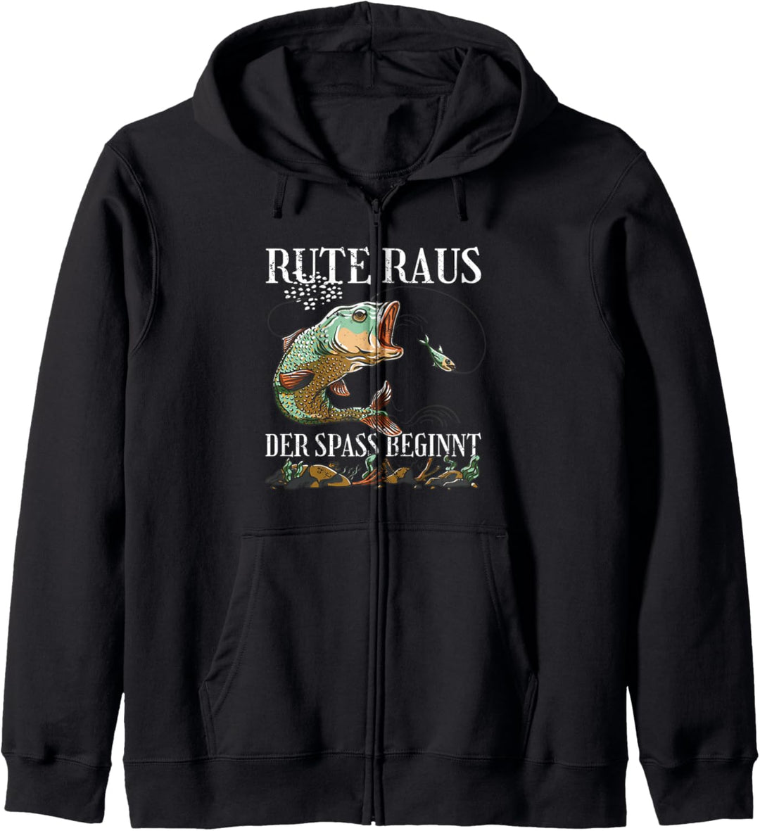 Rute raus der Spass beginnt Kapuzenjacke
