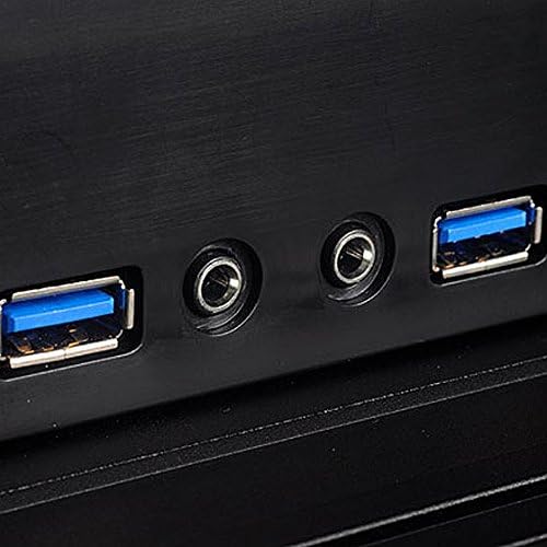 SilverStone SST-ML04B - Milo Micro ATX Schmales HTPC Gehäuse, abschliessbar, schwarz