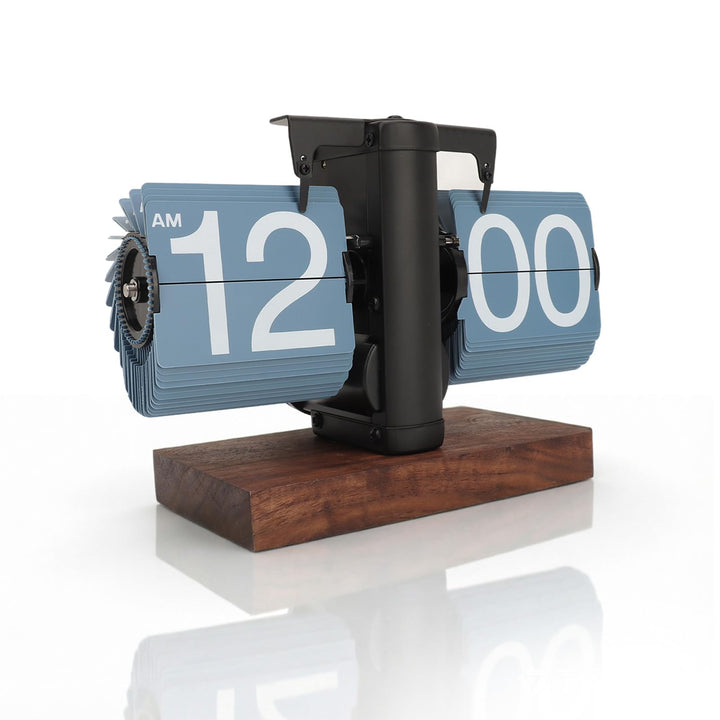 HERCHR Flip-Schreibtischuhr, Retro-Digital-Flip-Down-Uhr, Retro-Flip-Uhr, Automatische mechanische S