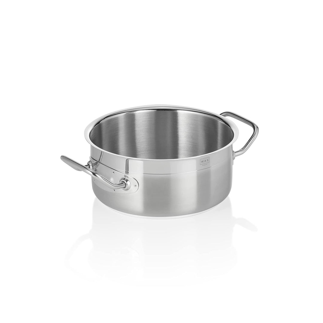 Bratentopf Cookware 21, Ø 20 cm, Chromnickelstahl 18/10 20 cm Grau, 20 cm Grau