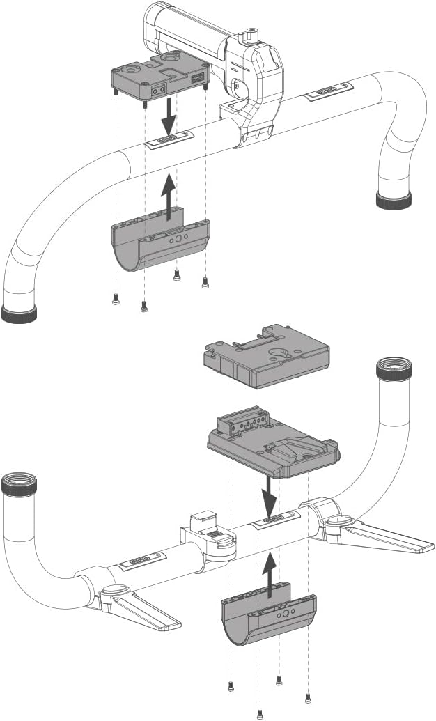 TILTA TGA-RG-V V-Mount Battery Plate Batterieplatte für Tilta Basic oder Advanced Ring Grip für DJI