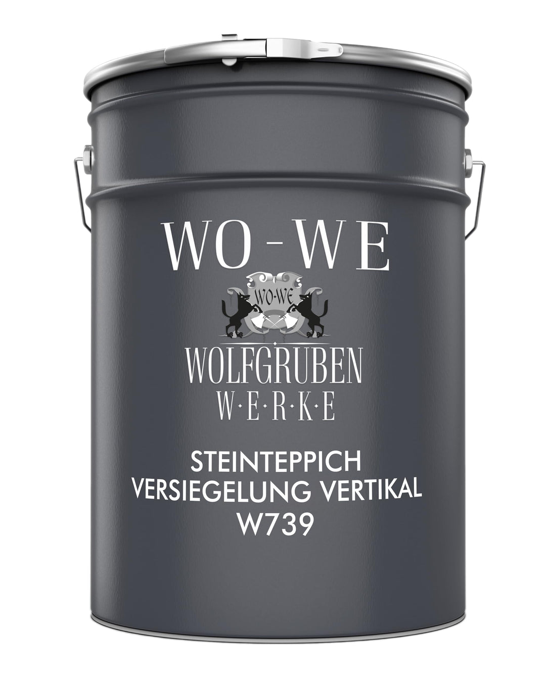 Steinteppich Versiegelung Vertikal für Wand, Treppenstufen, Sockel, Balkon, Terrasse W739 6Kg, 6Kg