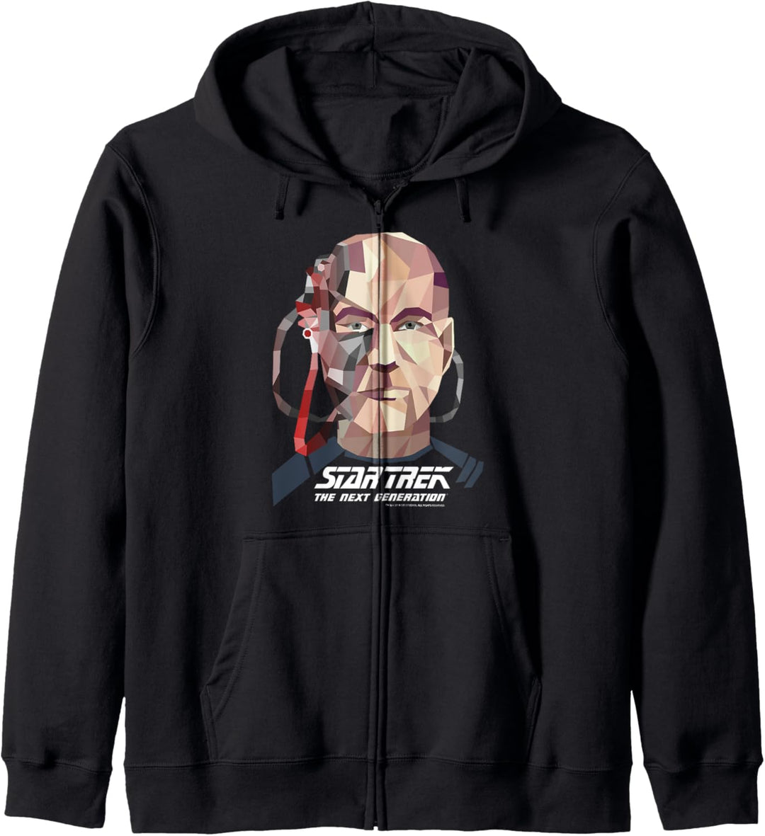 Star Trek Next Generation Locutus Low Poly Kapuzenjacke