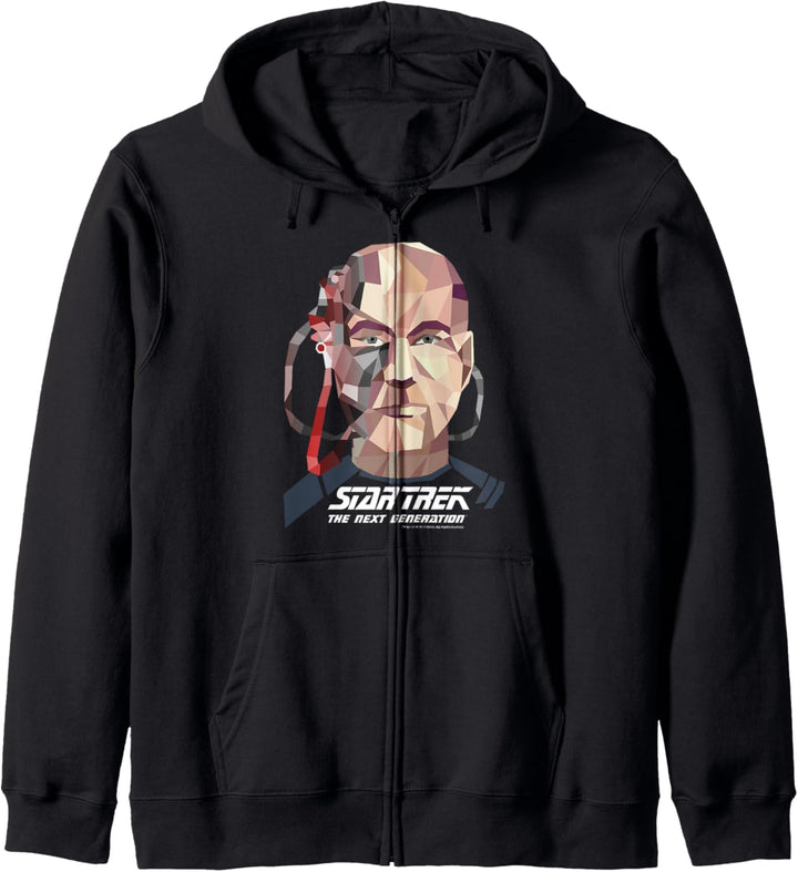Star Trek Next Generation Locutus Low Poly Kapuzenjacke