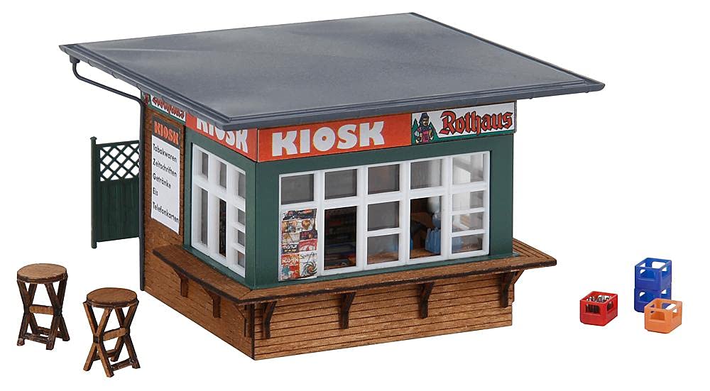 Faller FA120303 Kiosk Modellbausatz, Zubehör, Mehrfarbig, Large