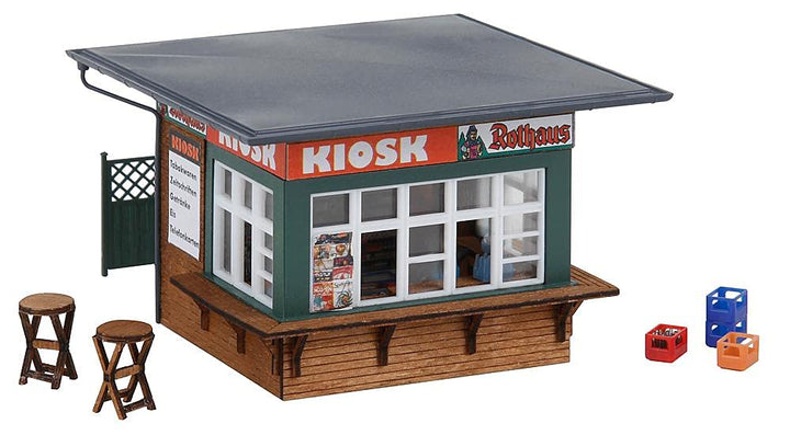 Faller FA120303 Kiosk Modellbausatz, Zubehör, Mehrfarbig, Large
