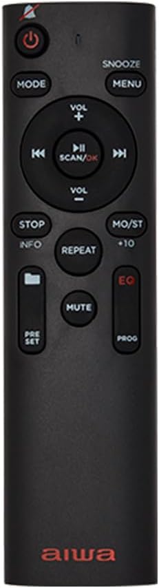 Aiwa BBTU-500DAB/SL DAB+ tragbares CD-Radio mit Farbdisplay, 6,1 cm (2,4 Zoll), Bluetooth 5.0, USB,